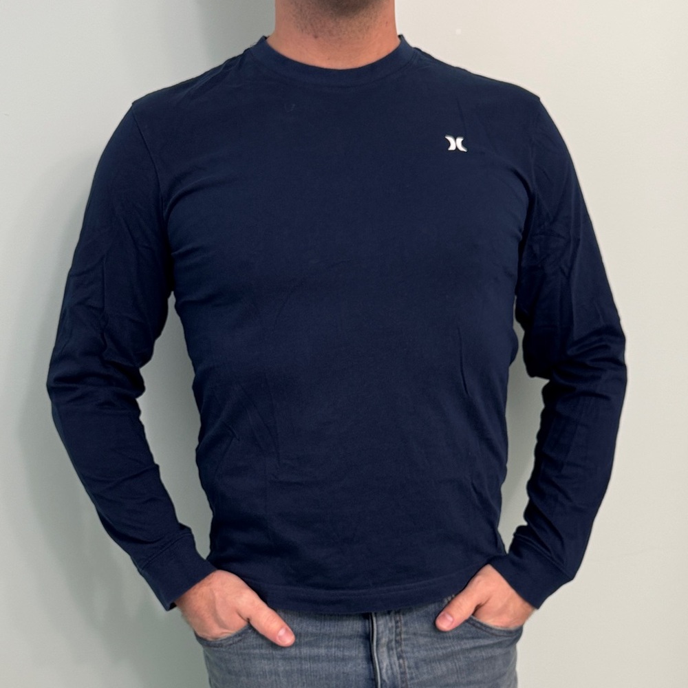 Hurley Men's Deep Blue Long Sleeve Tee